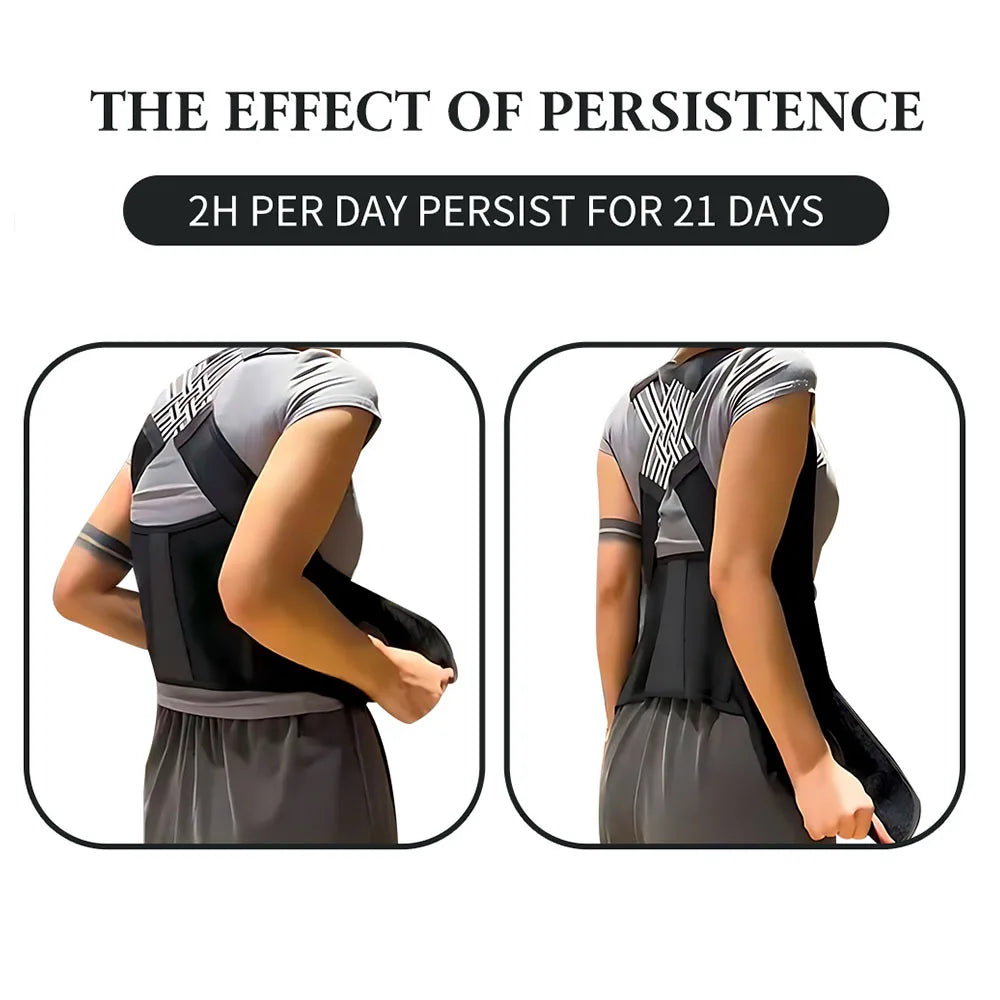Upgraded Adjustable Back Brace For Full Posture Support