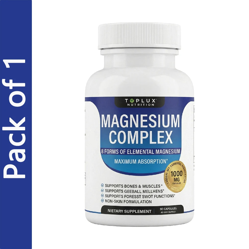 8 Element Magnesium Complex With Glycinate Citrate Malate Taurate