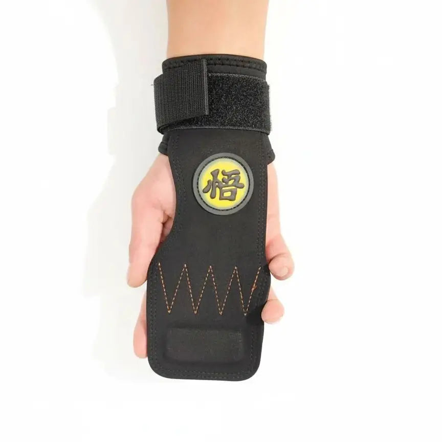 Leather Weightlifting Gloves With Wrist Straps For Deadlifts
