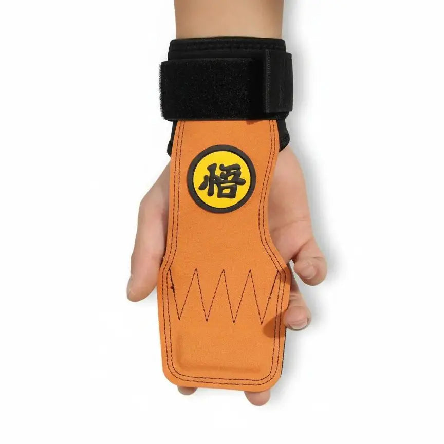Leather Weightlifting Gloves With Wrist Straps For Deadlifts