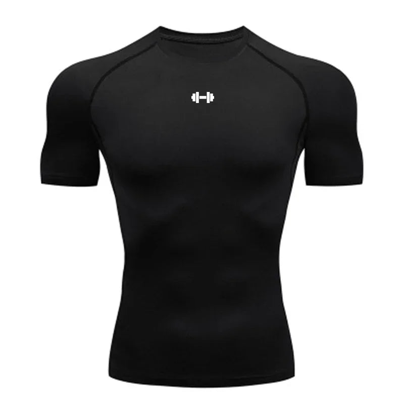 Men's Quick Dry Compression T Shirt For Workouts
