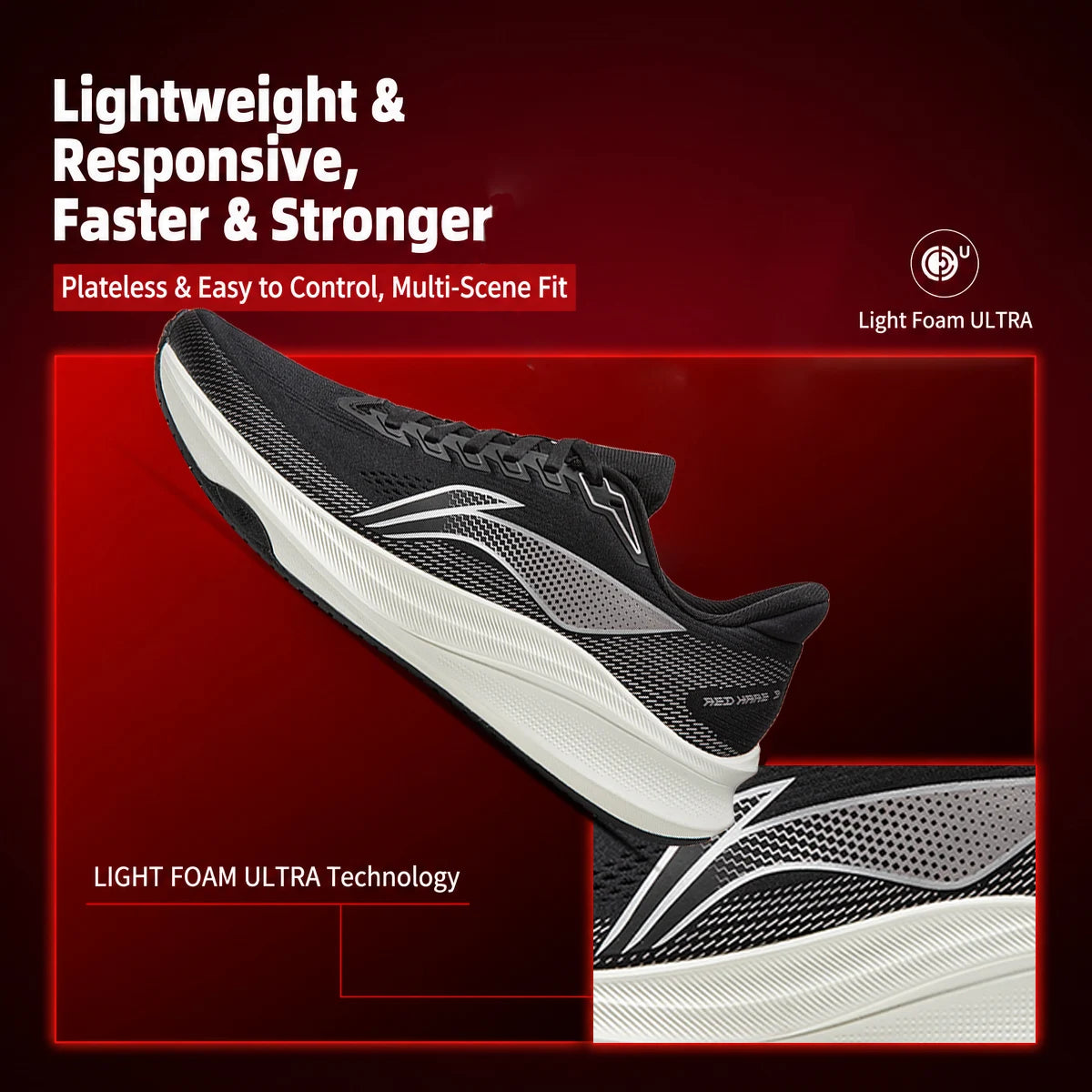 Red Hare 9 Lightweight Racing Running Shoes