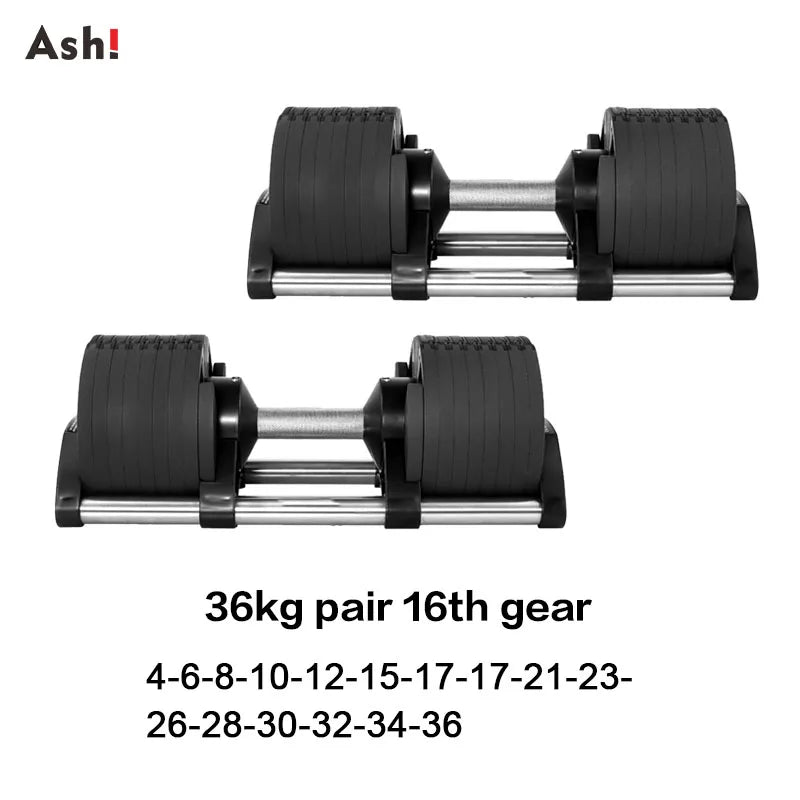 Adjustable Dumbbell Pair Up To 50kg Home Gym