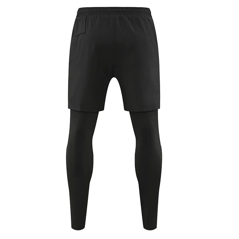 Men's Quick Dry Compression Pants For Running Cycling