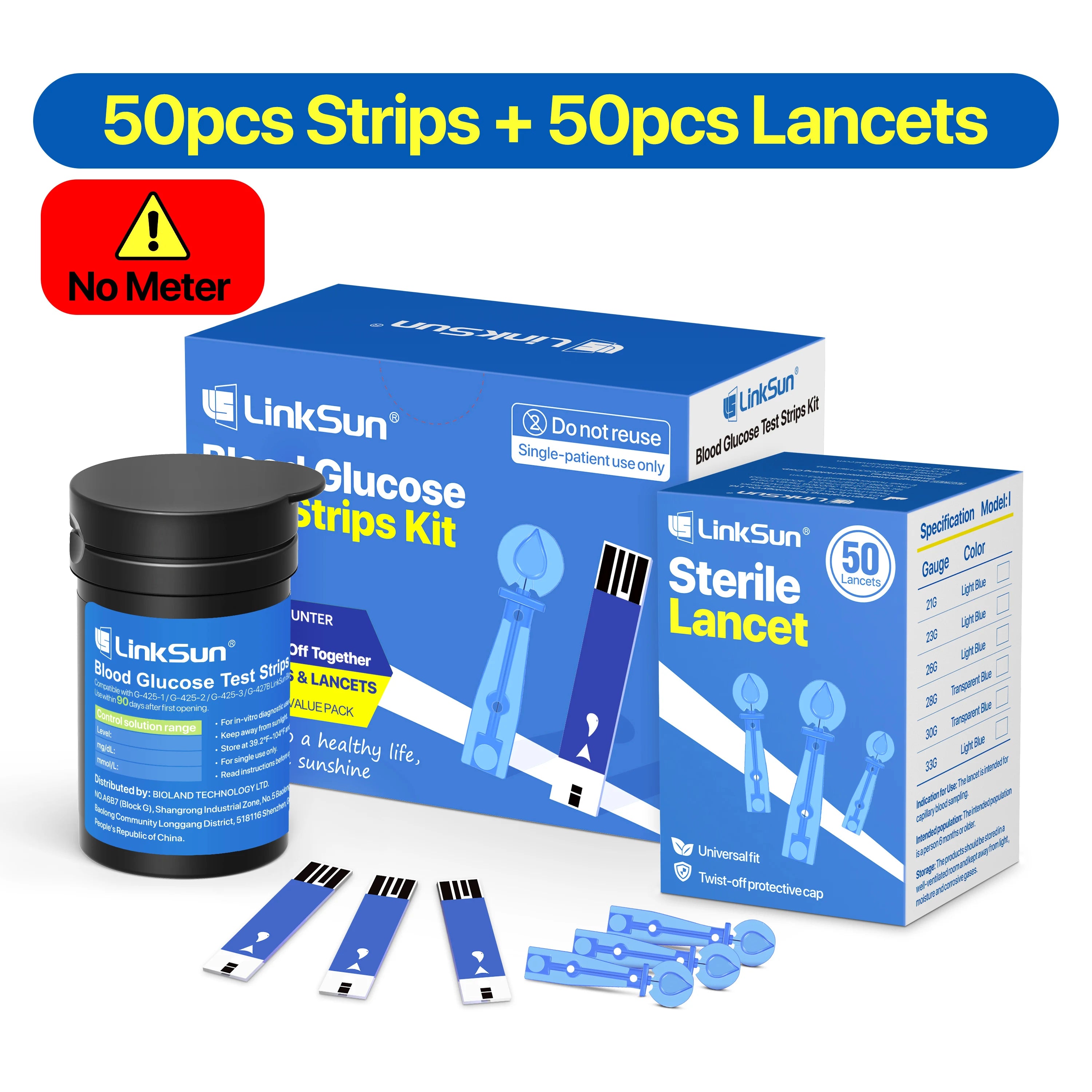 G-425-1 Blood Glucose Meter With Strips