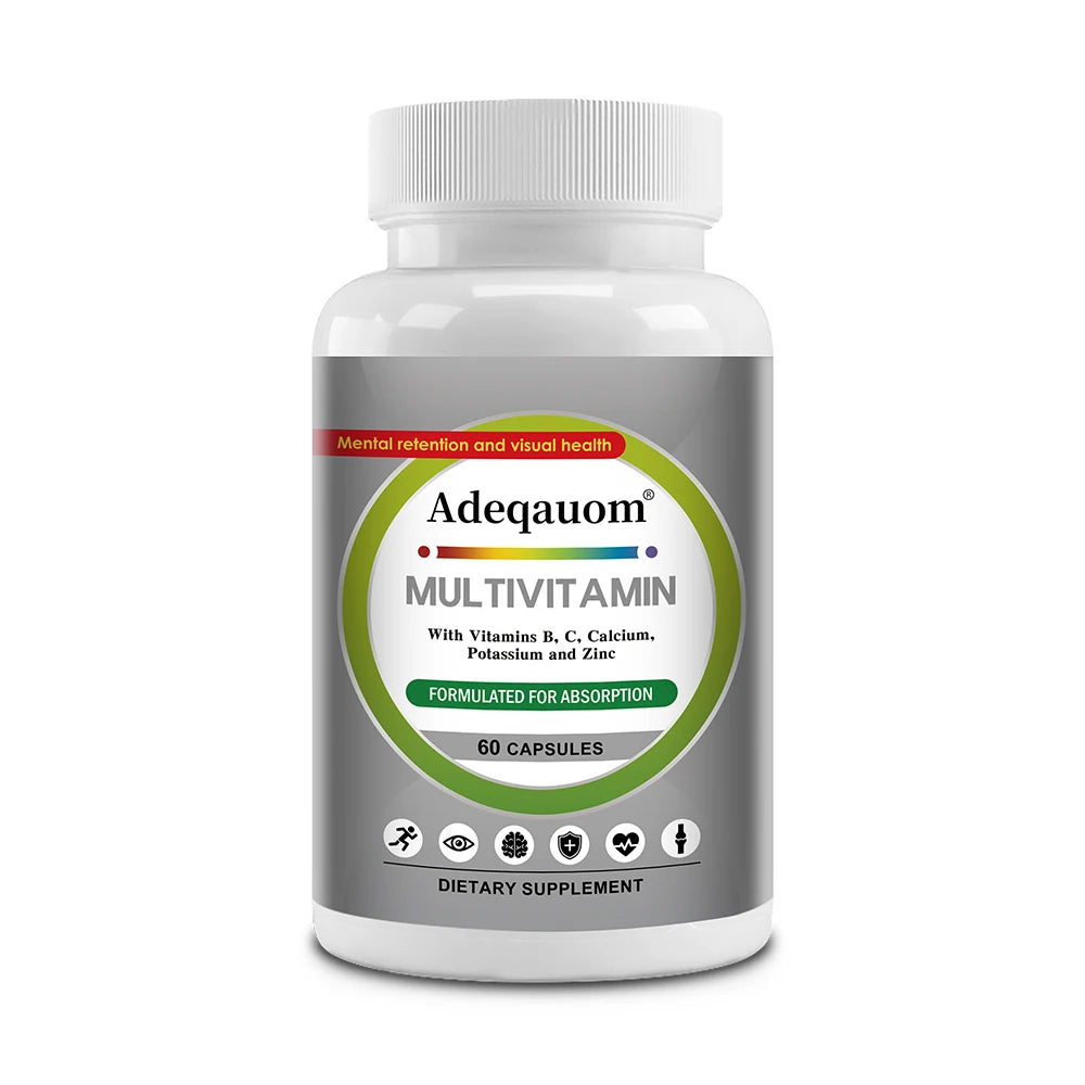 Comprehensive Multivitamin For Daily Immunity Energy Hair Wellness