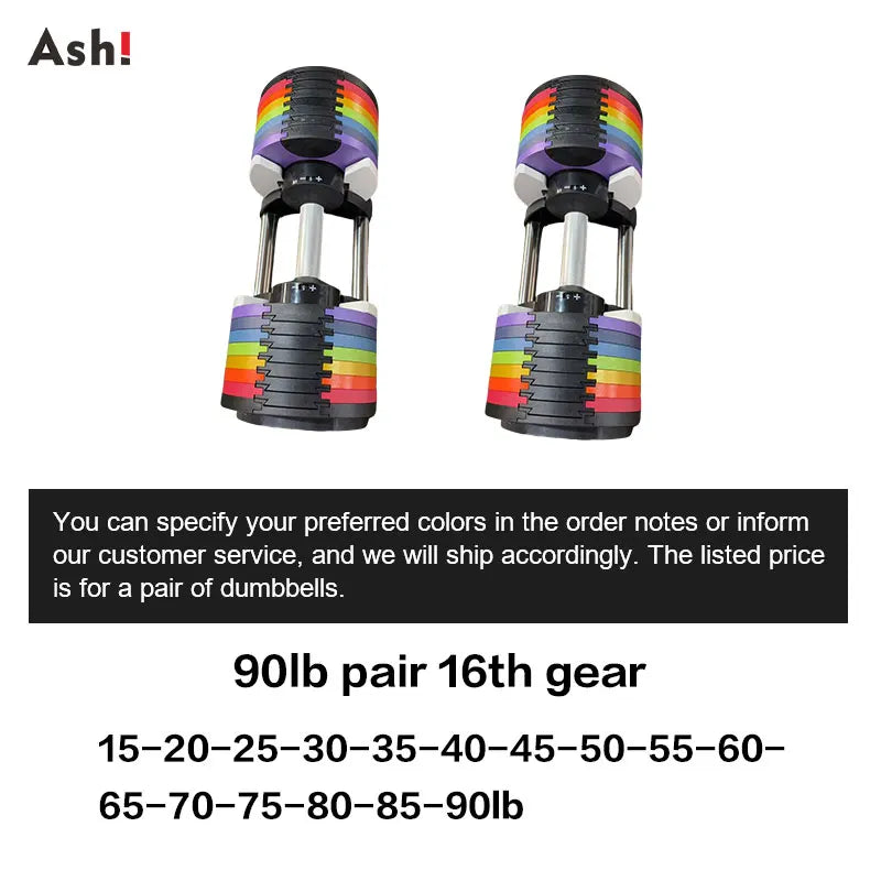 Adjustable Dumbbell Pair Up To 50kg Home Gym