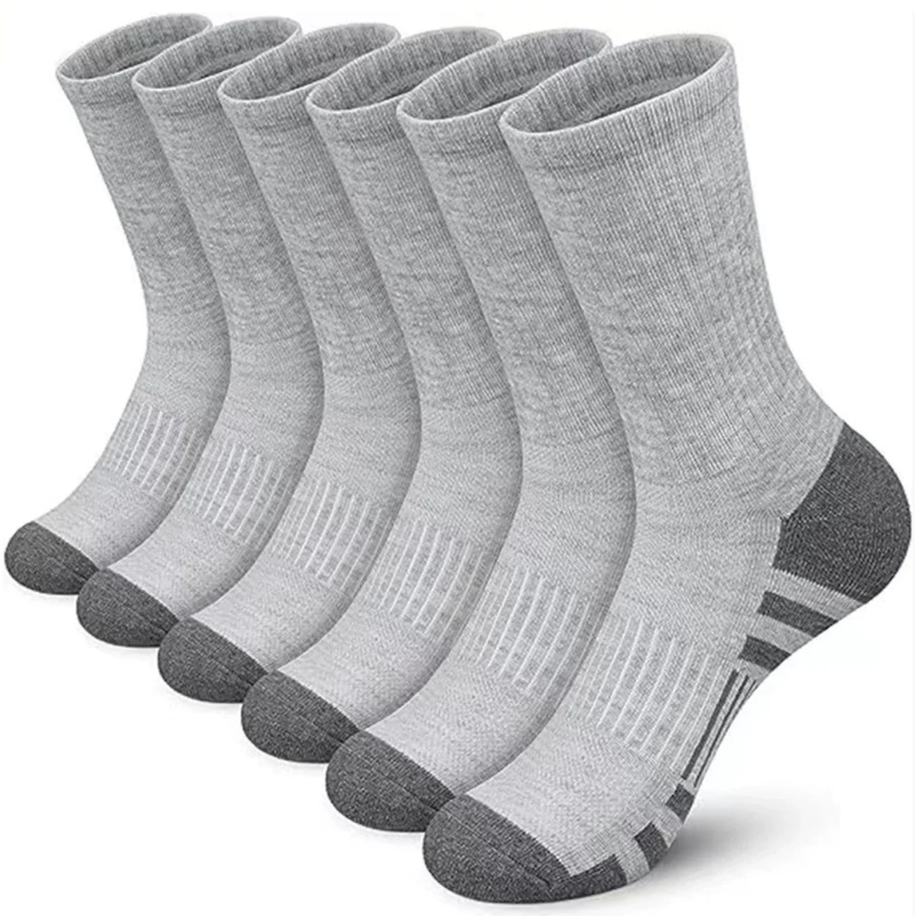 Men's 12 Pair Outdoor Sports Football Grip Socks