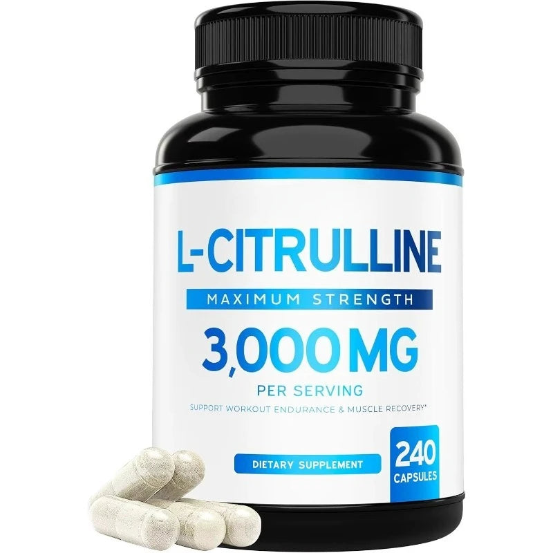 L Citrulline 3000mg Vegan Supplement For Workout Recovery