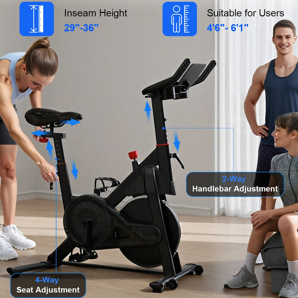 Exercise Bike With 32 Level Magnetic Resistance