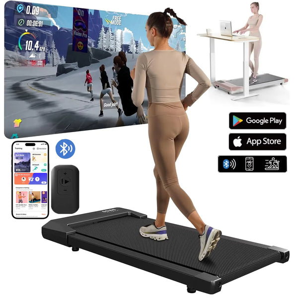 300lb 2.5HP 2 In 1 Home Treadmill Machine
