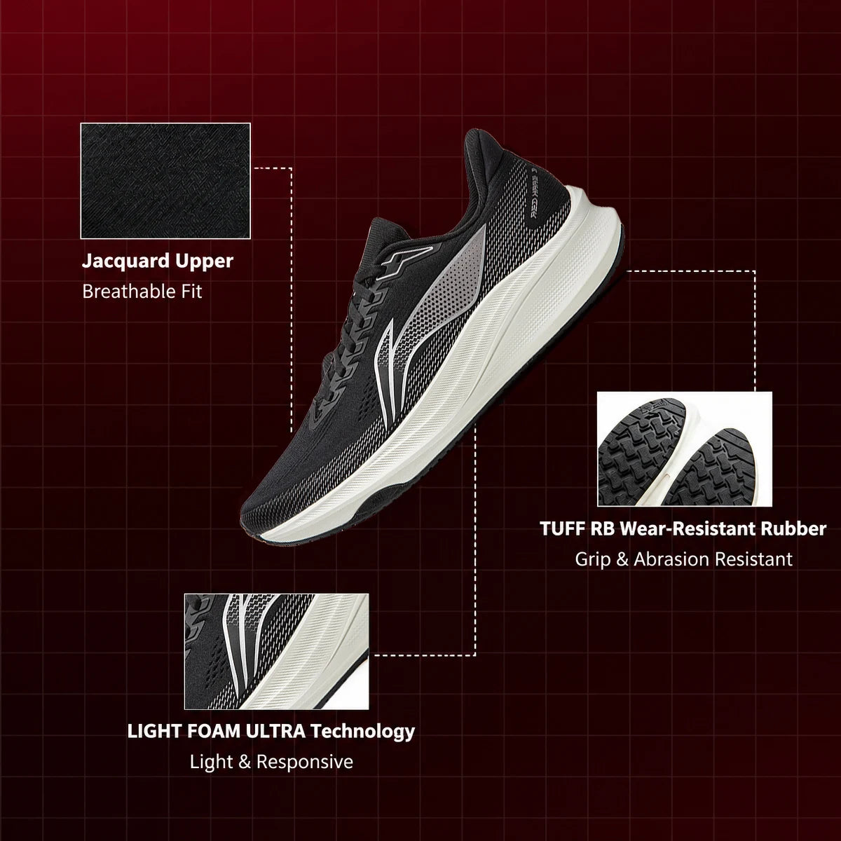 Red Hare 9 Lightweight Racing Running Shoes