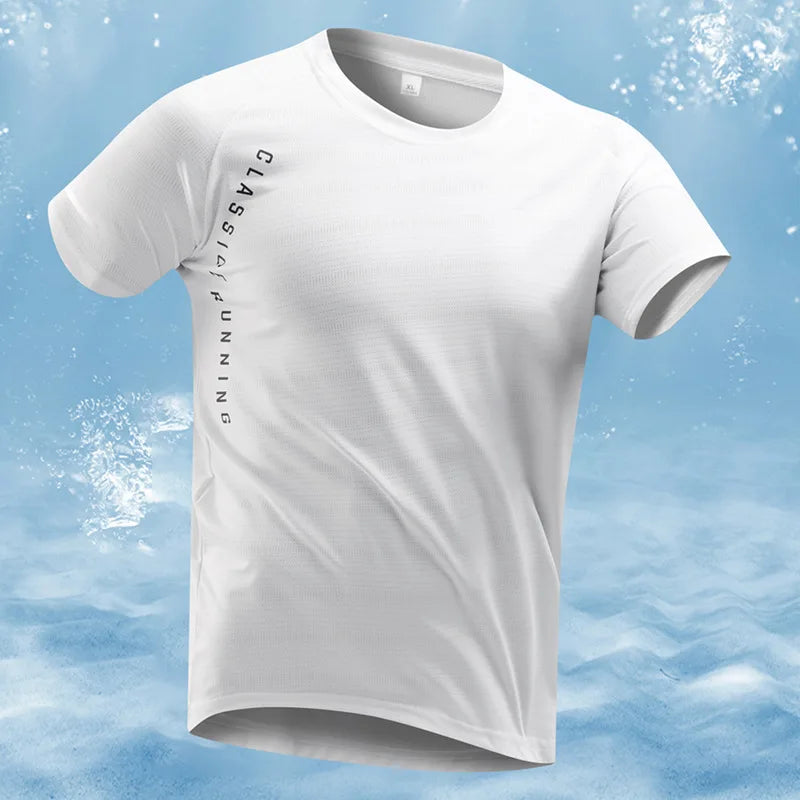 Men's Oversized Dry Fit Running Sports Training T-Shirt