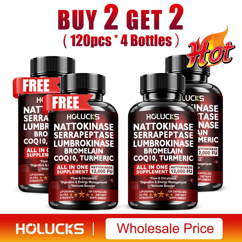 Nattokinase Supplement For Healthy Blood Flow And Circulation