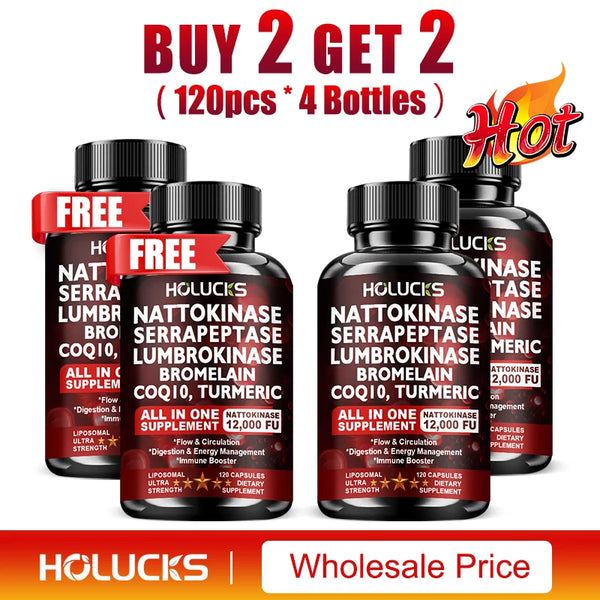 Nattokinase Supplement For Healthy Blood Flow And Circulation