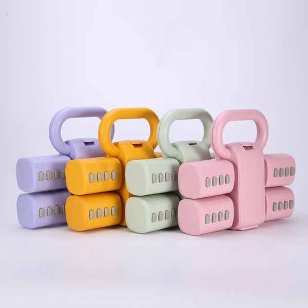 Adjustable 2 In 1 Dumbbell Kettlebell Home Trainer