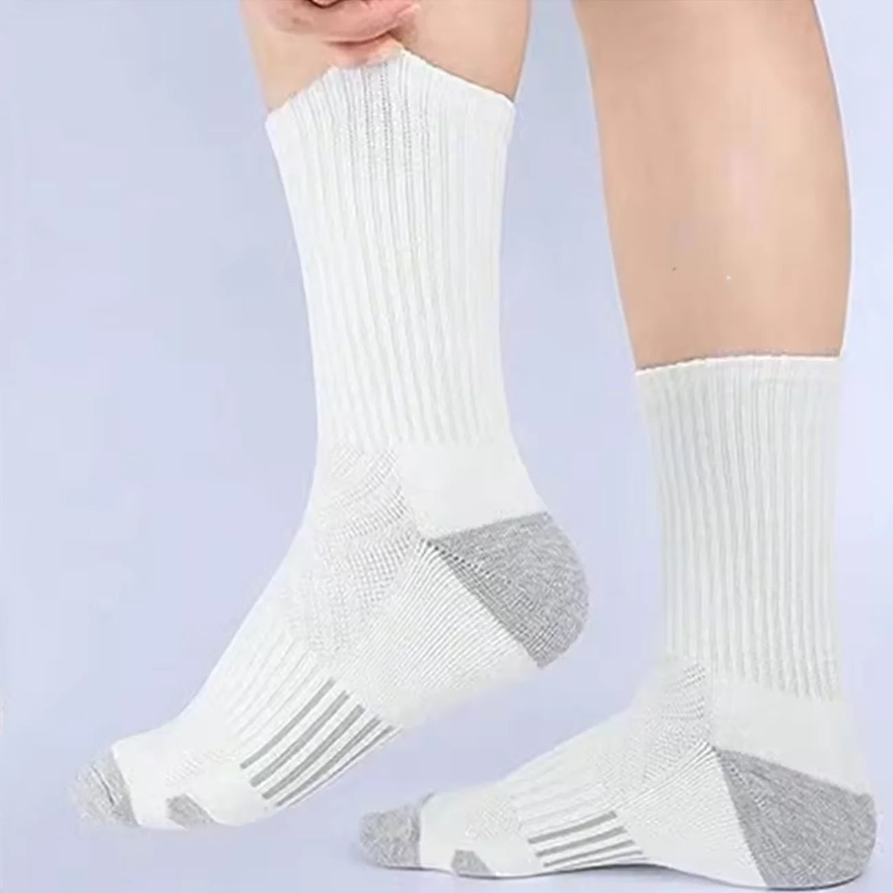 Men's 12 Pair Outdoor Sports Football Grip Socks