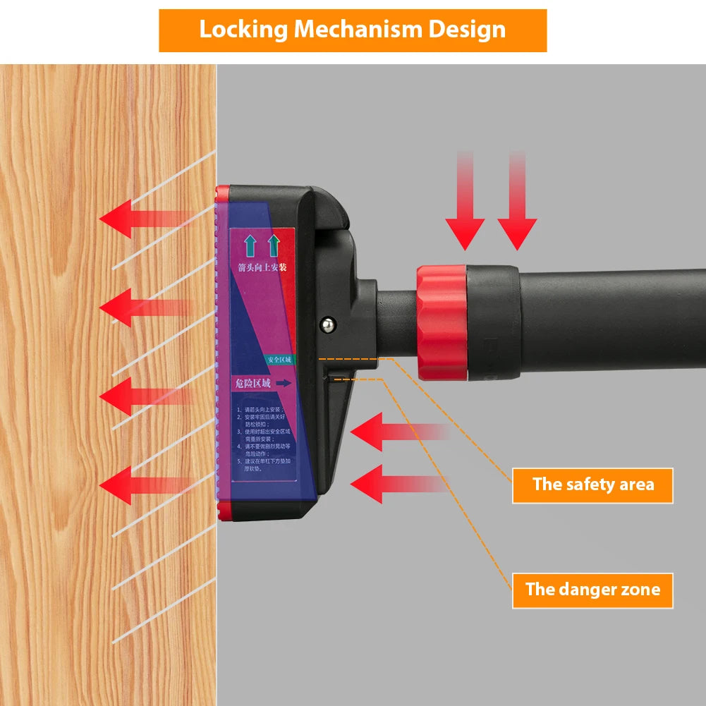 Adjustable Doorway Pull Up Bar With Level Gauge