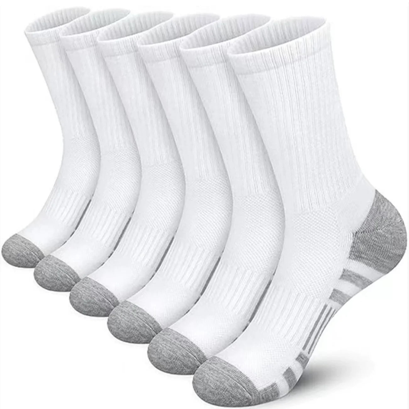 Men's 12 Pair Outdoor Sports Football Grip Socks