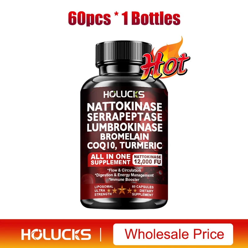 Nattokinase Supplement For Healthy Blood Flow And Circulation