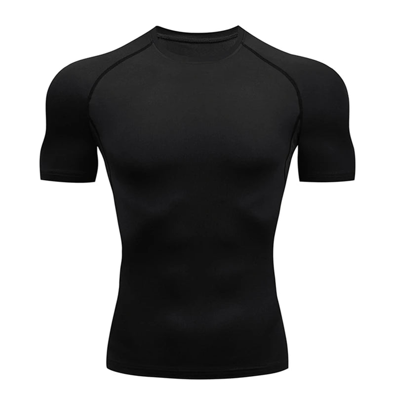 Men's Quick Dry Compression T Shirt For Workouts