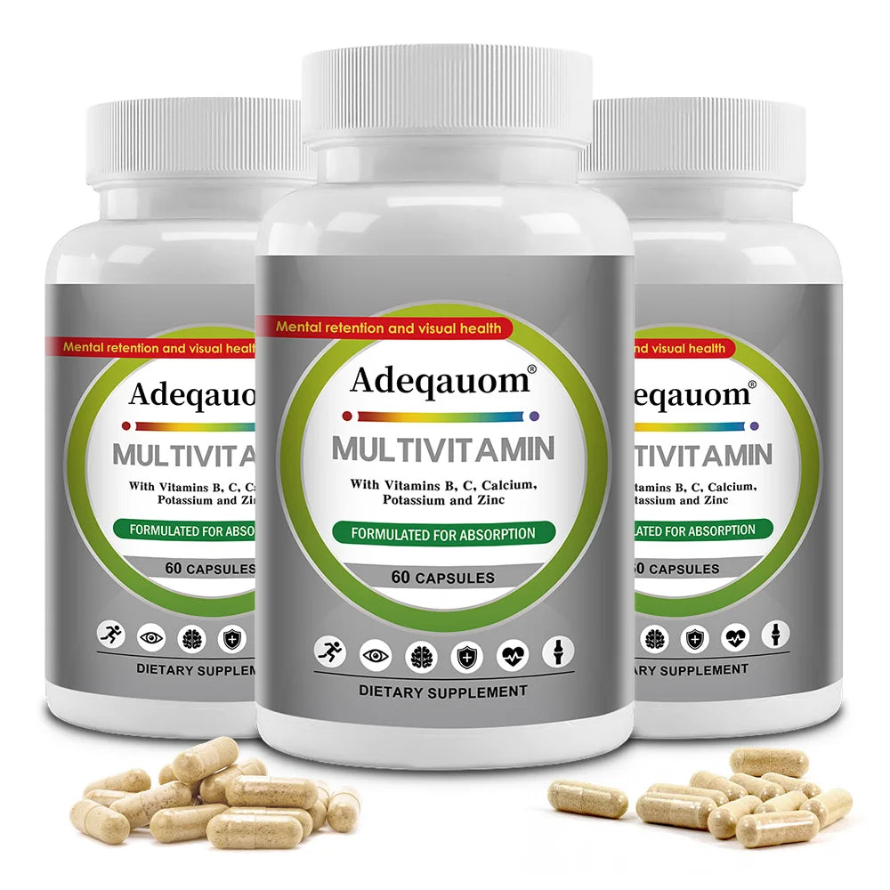 Comprehensive Multivitamin For Daily Immunity Energy Hair Wellness