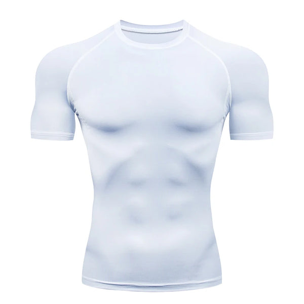 Men's Quick Dry Compression T Shirt For Workouts