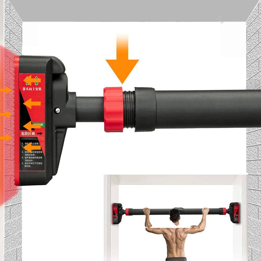 Adjustable Doorway Pull Up Bar With Level Gauge