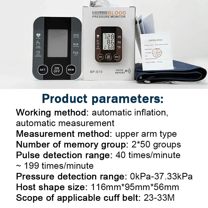 3 In 1 Blood Pressure Thermometer Oximeter Monitor Set