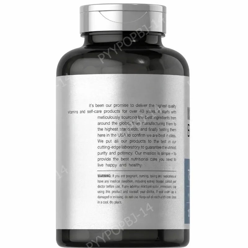 Magnesium Bisglycinate 750mg Capsules For Relaxation Bone Health
