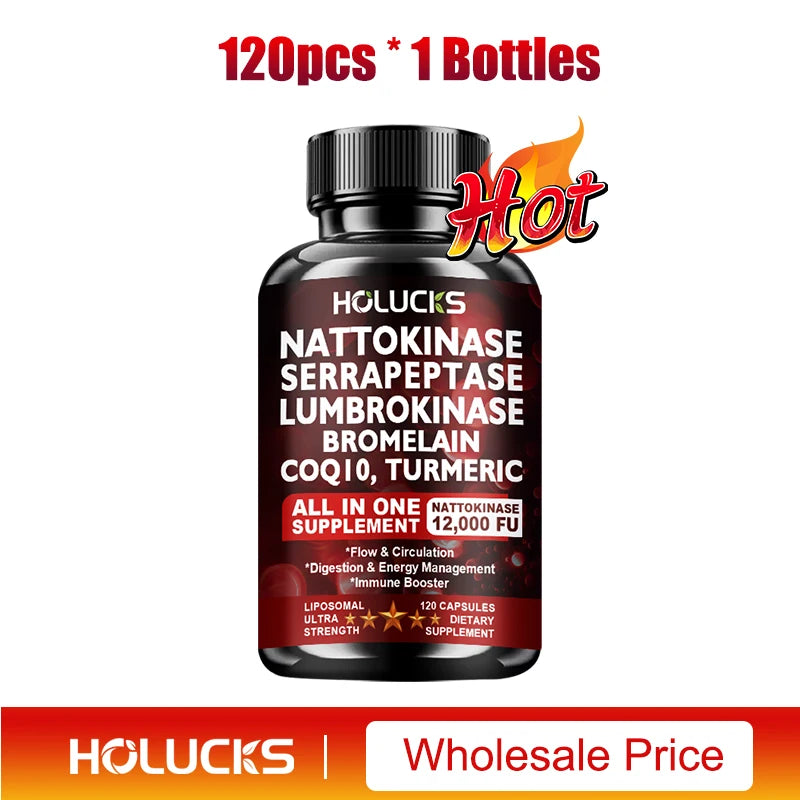 Nattokinase Supplement For Healthy Blood Flow And Circulation