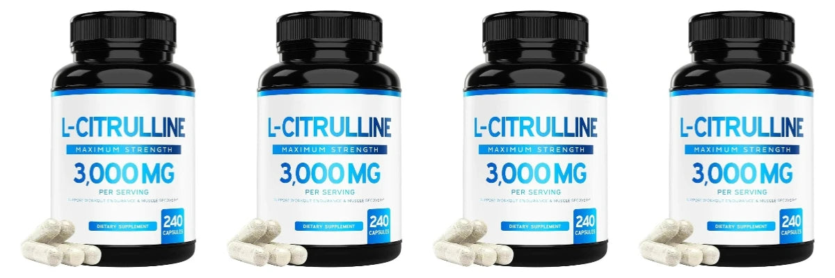 L Citrulline 3000mg Vegan Supplement For Workout Recovery