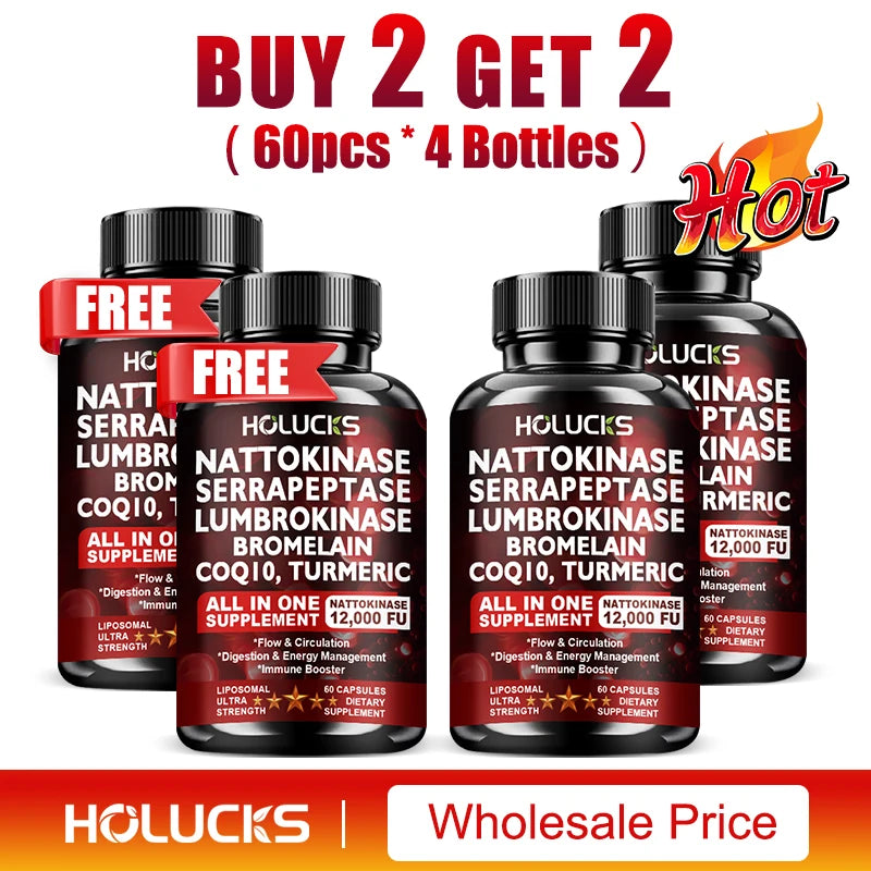 Nattokinase Supplement For Healthy Blood Flow And Circulation