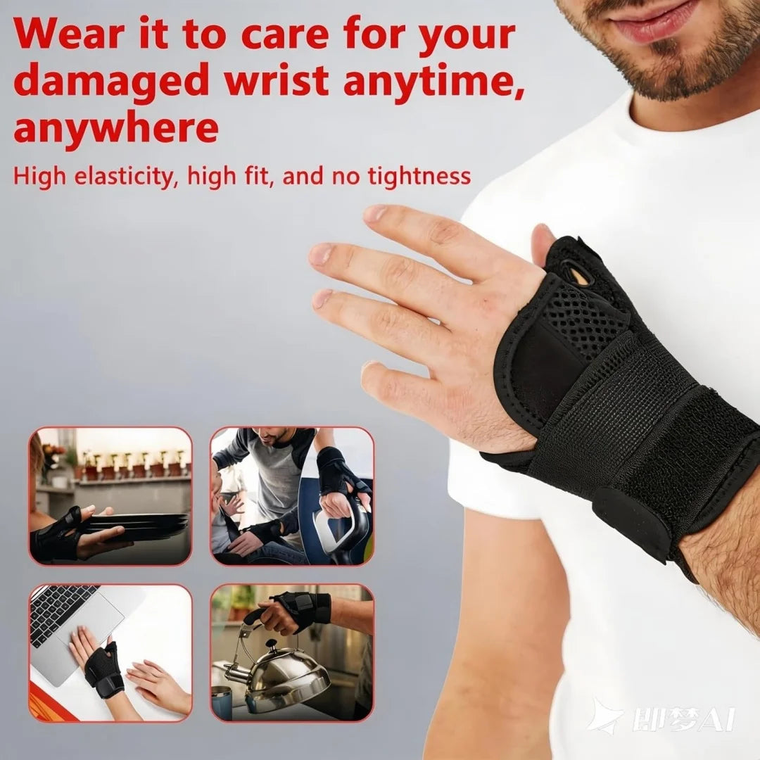 Adjustable Thumb Support Wrist Brace With Spica Splint