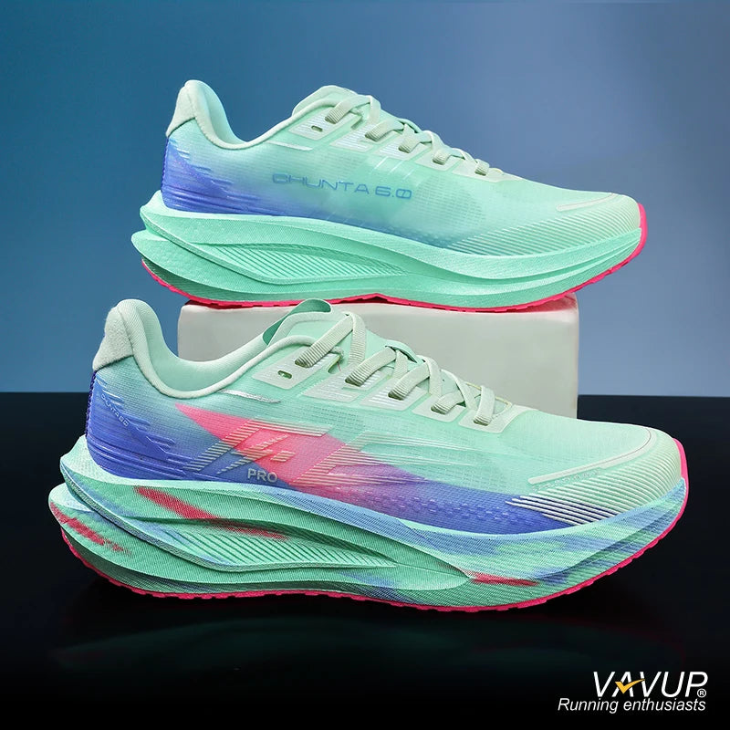 Carbon Plate Lightweight Breathable Marathon Running Shoes For Athletes