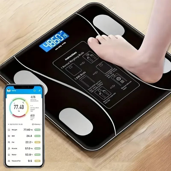 Smart Body Fat Scale For Home Fitness Tracking