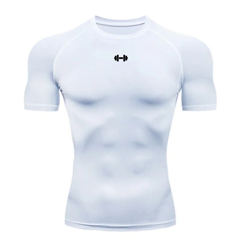 Men's Quick Dry Compression T Shirt For Workouts