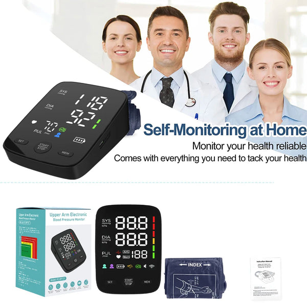 Automatic Upper Arm BP Monitor LED Screen