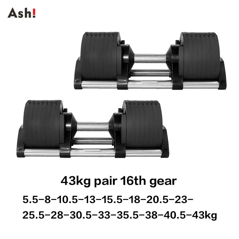 Adjustable Dumbbell Pair Up To 50kg Home Gym