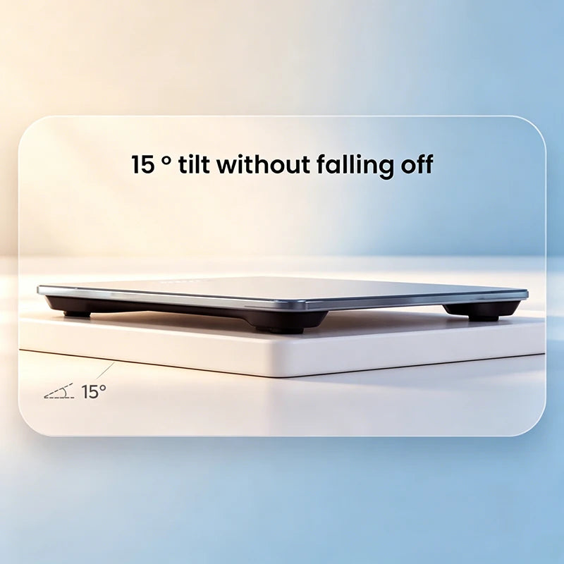Digital Body Scale With Temperature LCD Display