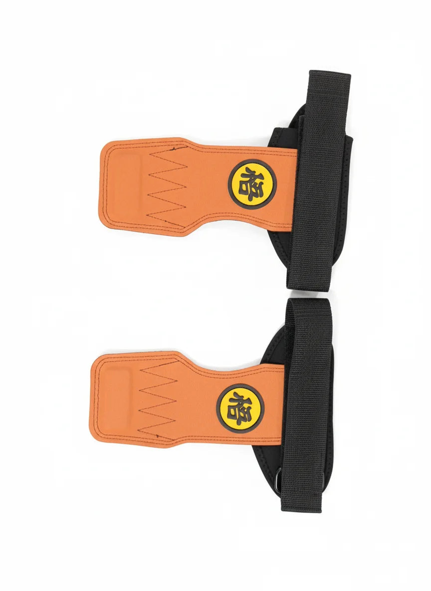 Leather Weightlifting Gloves With Wrist Straps For Deadlifts