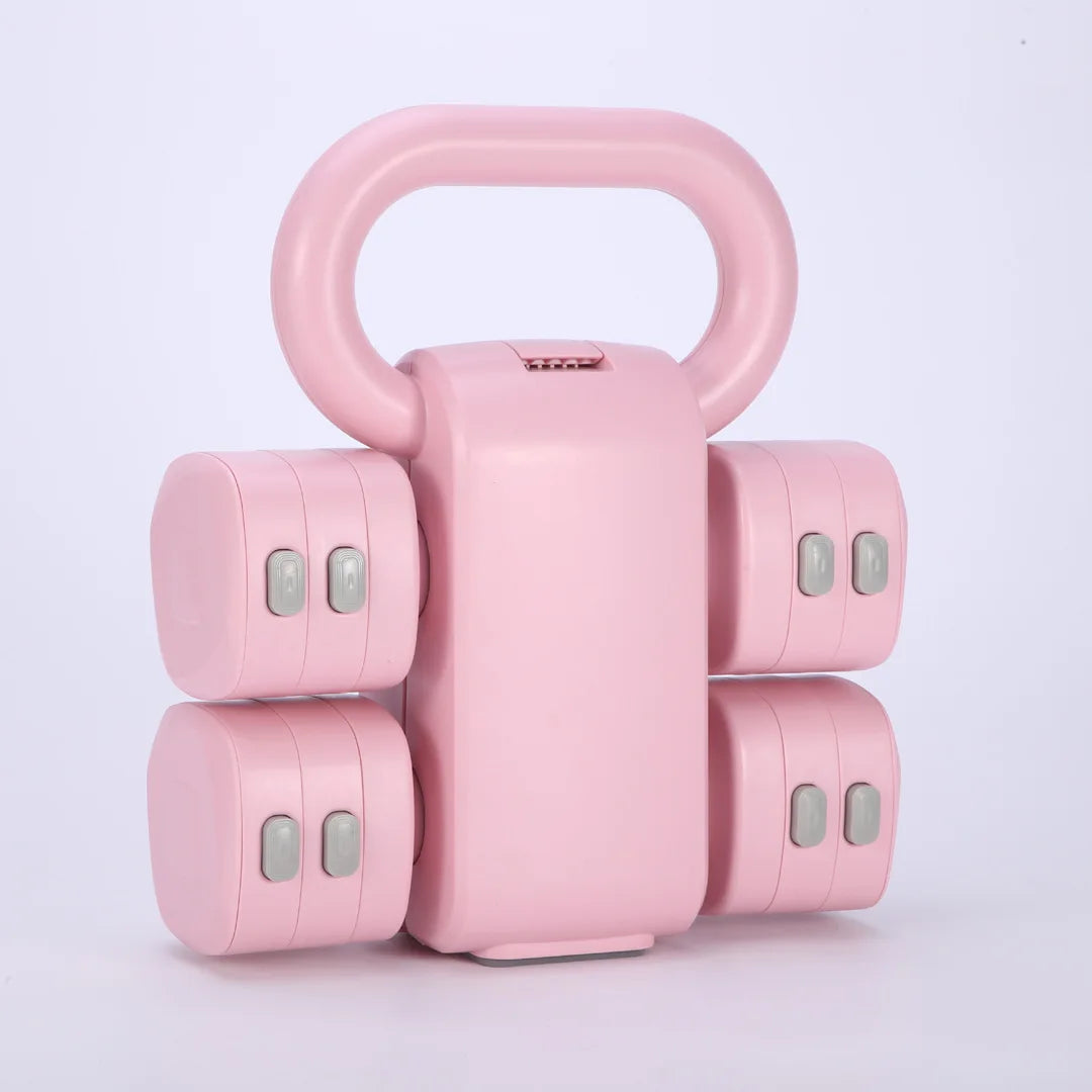 Adjustable 2 In 1 Dumbbell Kettlebell Home Trainer