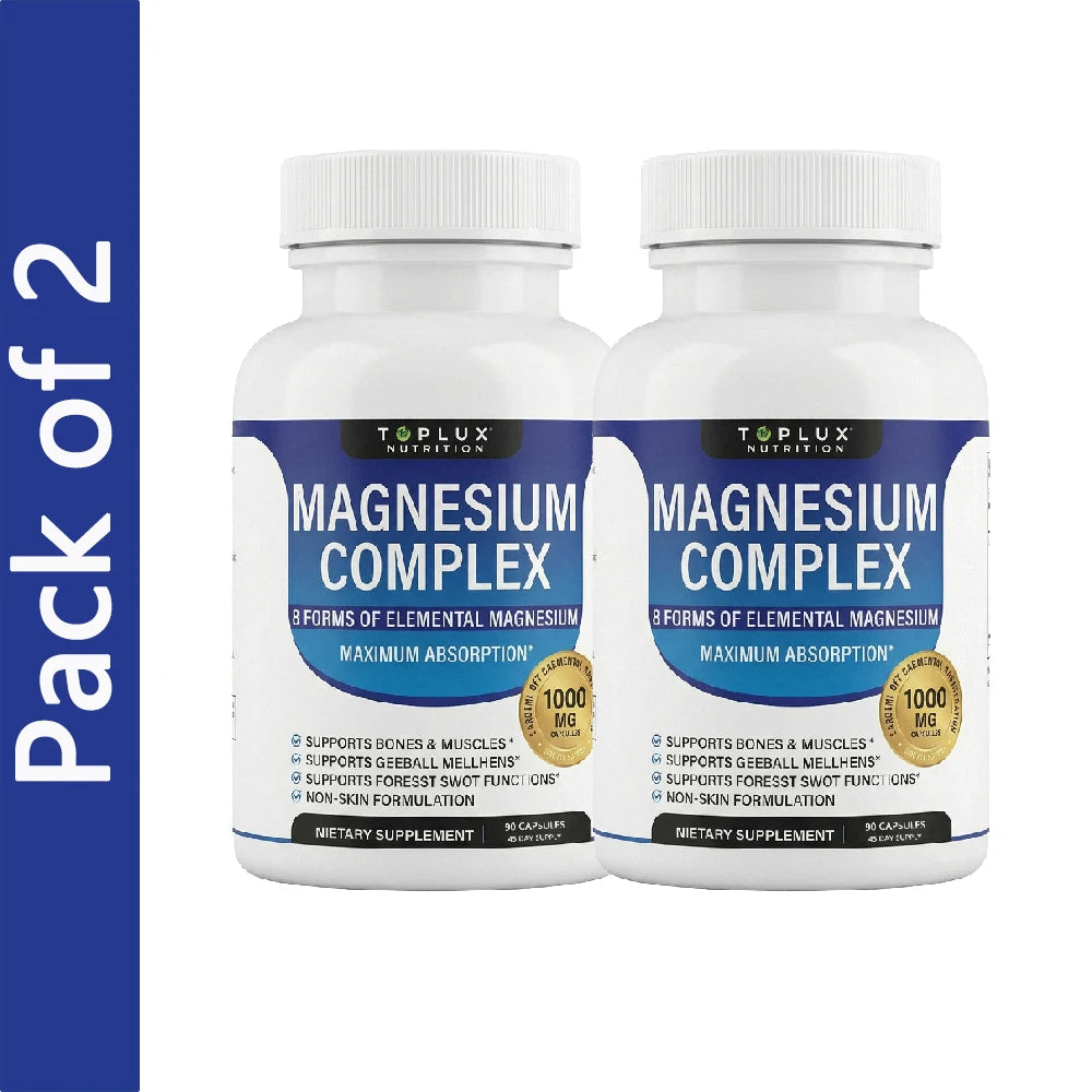 8 Element Magnesium Complex With Glycinate Citrate Malate Taurate