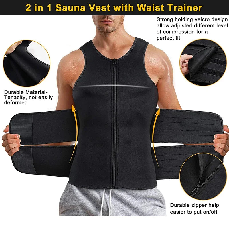 Men Adjustable Posture Corrector Back Waist Shoulder Brace
